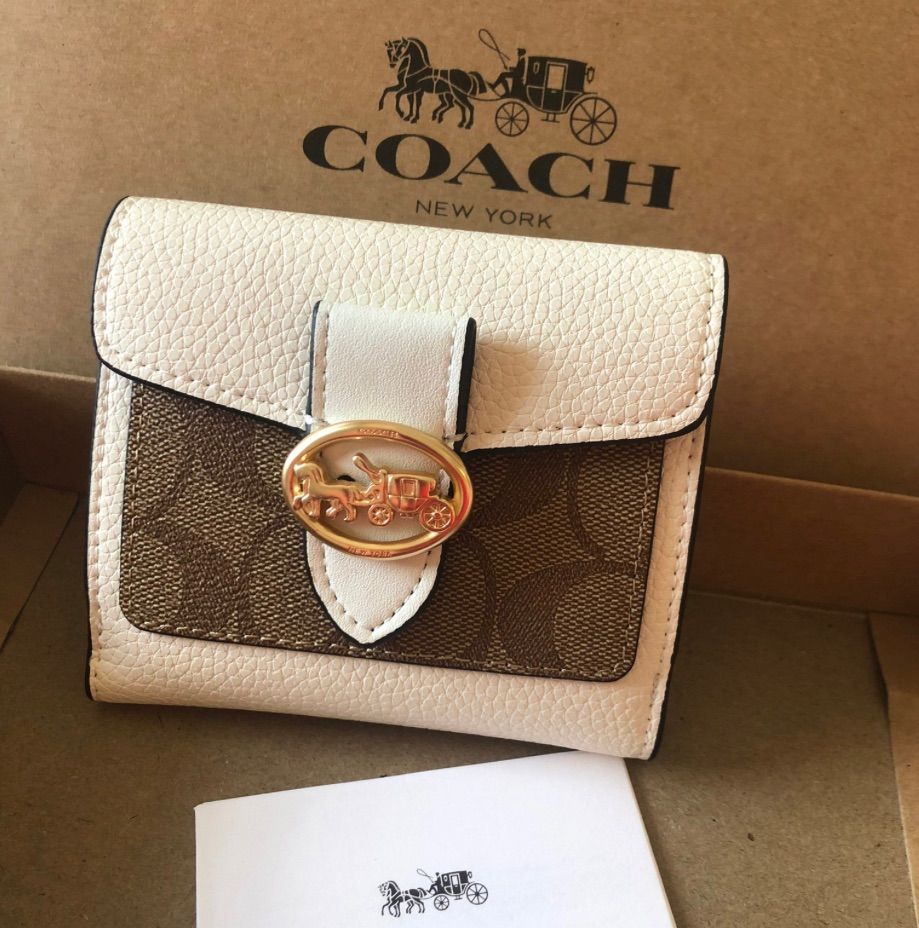 ☆新品未使用品☆COACH コーチ 折り財布 シグネチャー 馬車 7250