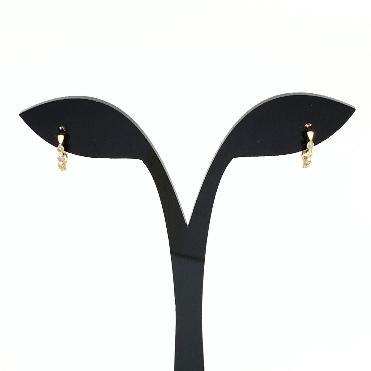 メレダイヤ デザインピアス YG イエローゴールド ピアス K18 ダイヤモンド レディース