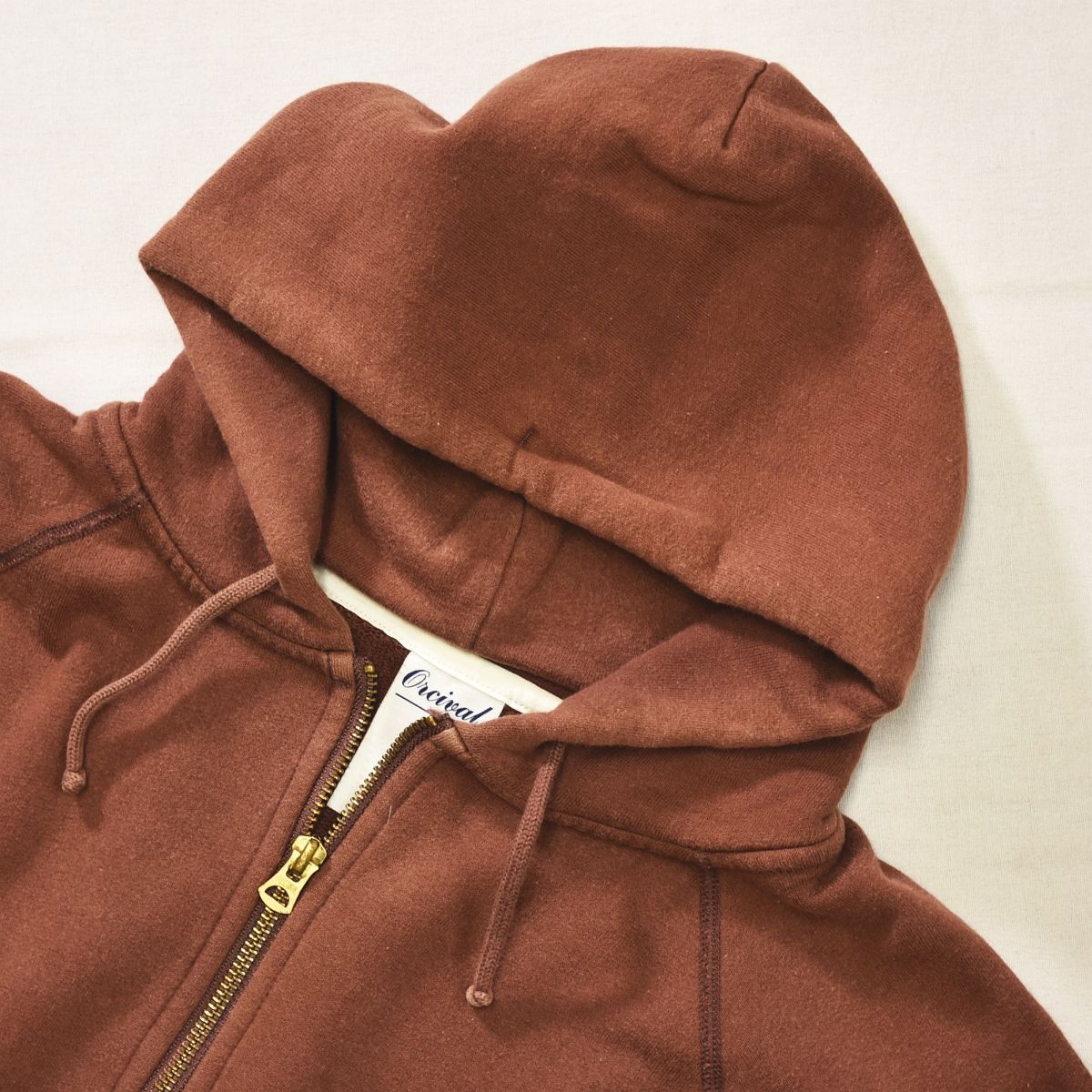 定番】 オーシバル ORCIVAL フレンチテリー ダブルジップ