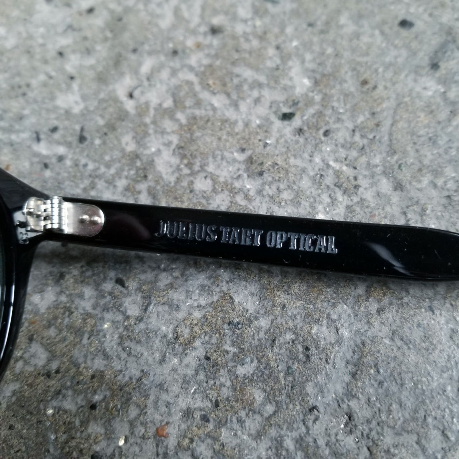 JULIUS TART OPTICAL HAROLD 45 BLACK ジュリアスタートオプティカル 