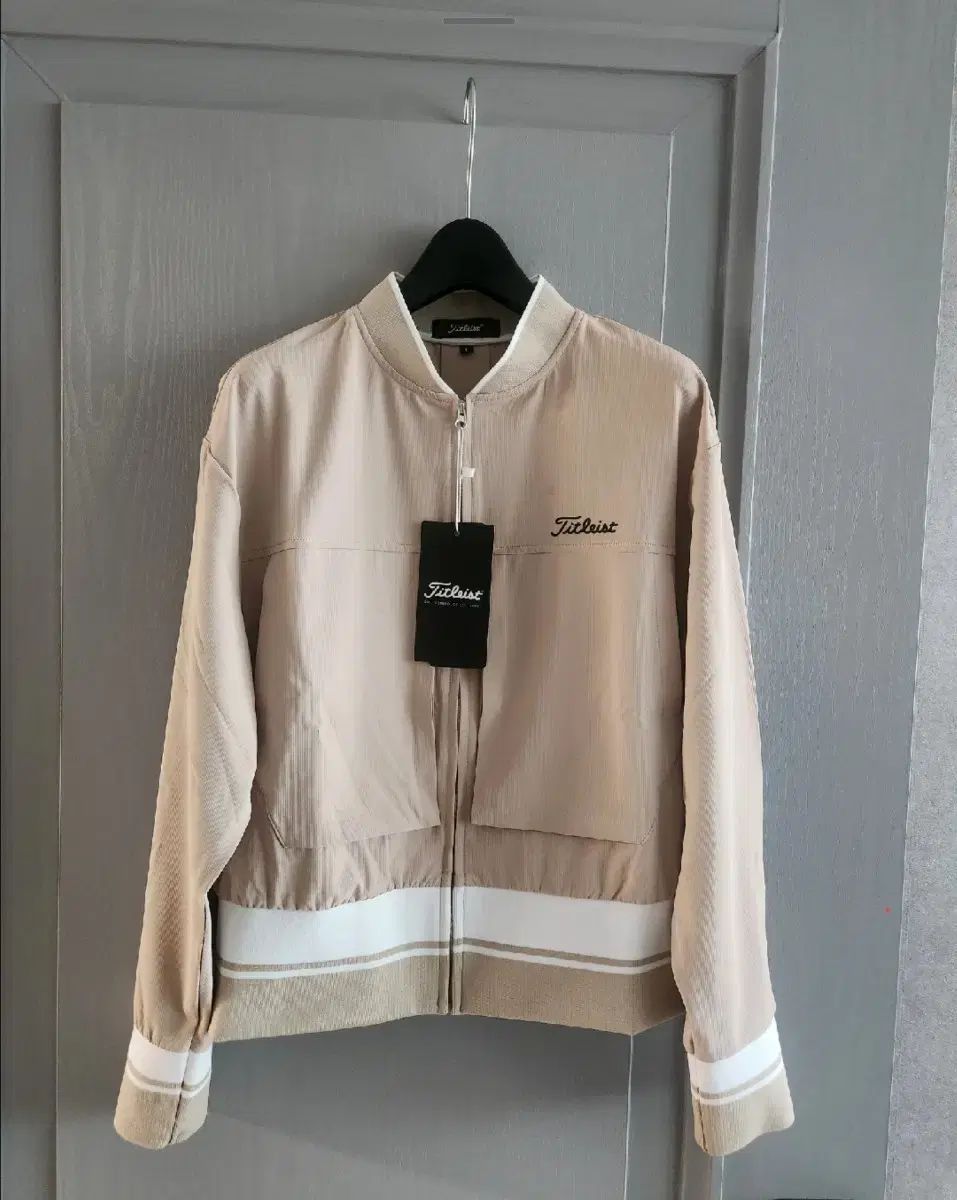 アメイジングクリー ゴルフ レディース クロップド ジャケット ベージュ