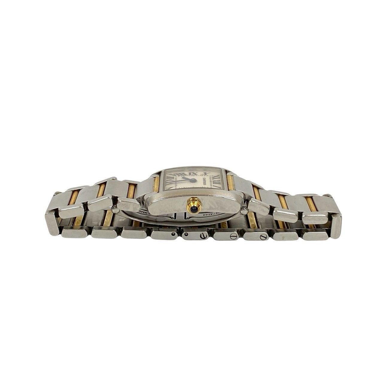 稼働品 極 美品 箱付き CARTIER カルティエ タンク フランセーズ SM 