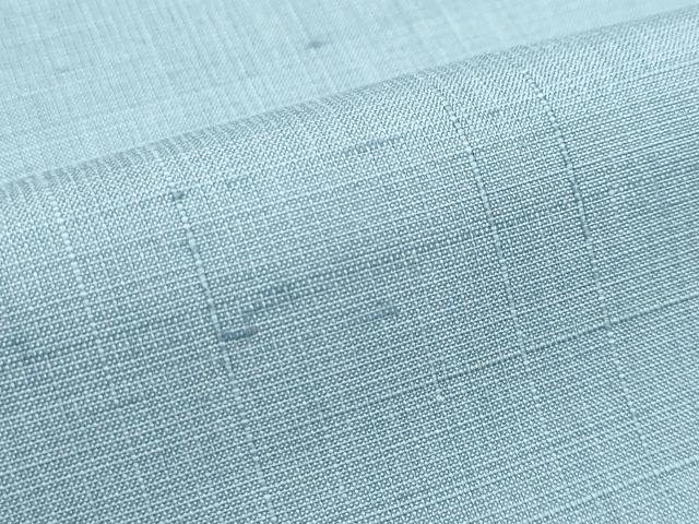 平和屋本店□極上 男性 結城紬 単衣 色無地 豆がら茶色 キングサイズ