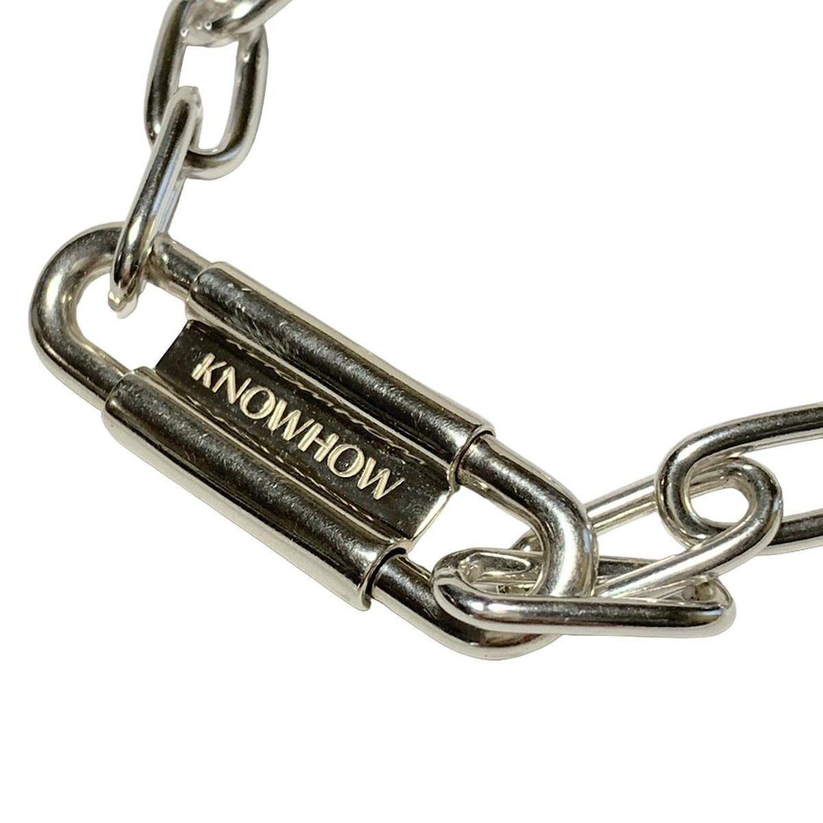 シルバー925 ブレスレット　knowhow ノウハウ　　silver KNOWHOW(ノウハウ) ブレスレット - シルバー KNOWHOW(ノウハウ