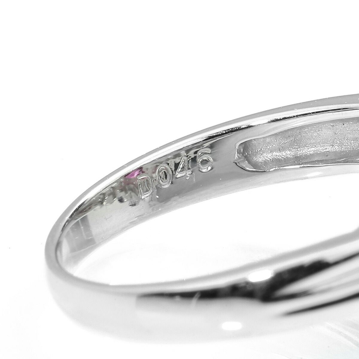 ルビー 0.85ct ダイヤモンド 0.46ct プラチナ Pt900 リング 指輪