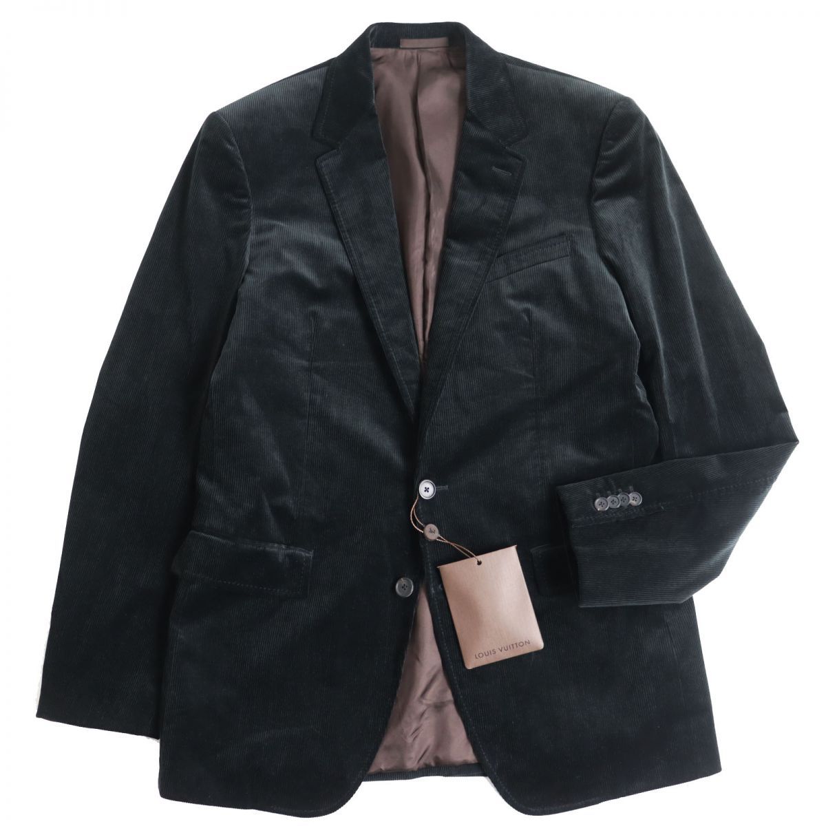 ルイ・ヴィトン コーデュロイジャケット 極美品○LOUIS VUITTON ルイヴィトン コーデュロイ シングル