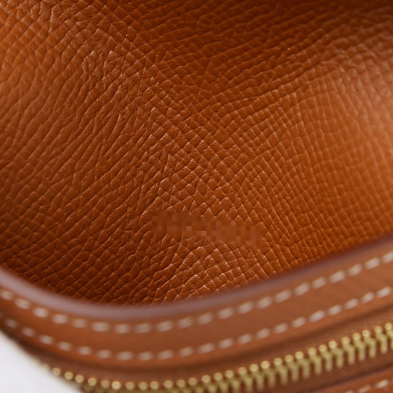 エルメス べアンコンパクト クレ エプソン ゴールド金具 K刻印 エルメス ベアンコンパクト 二つ折り財布 エプソン セサミ