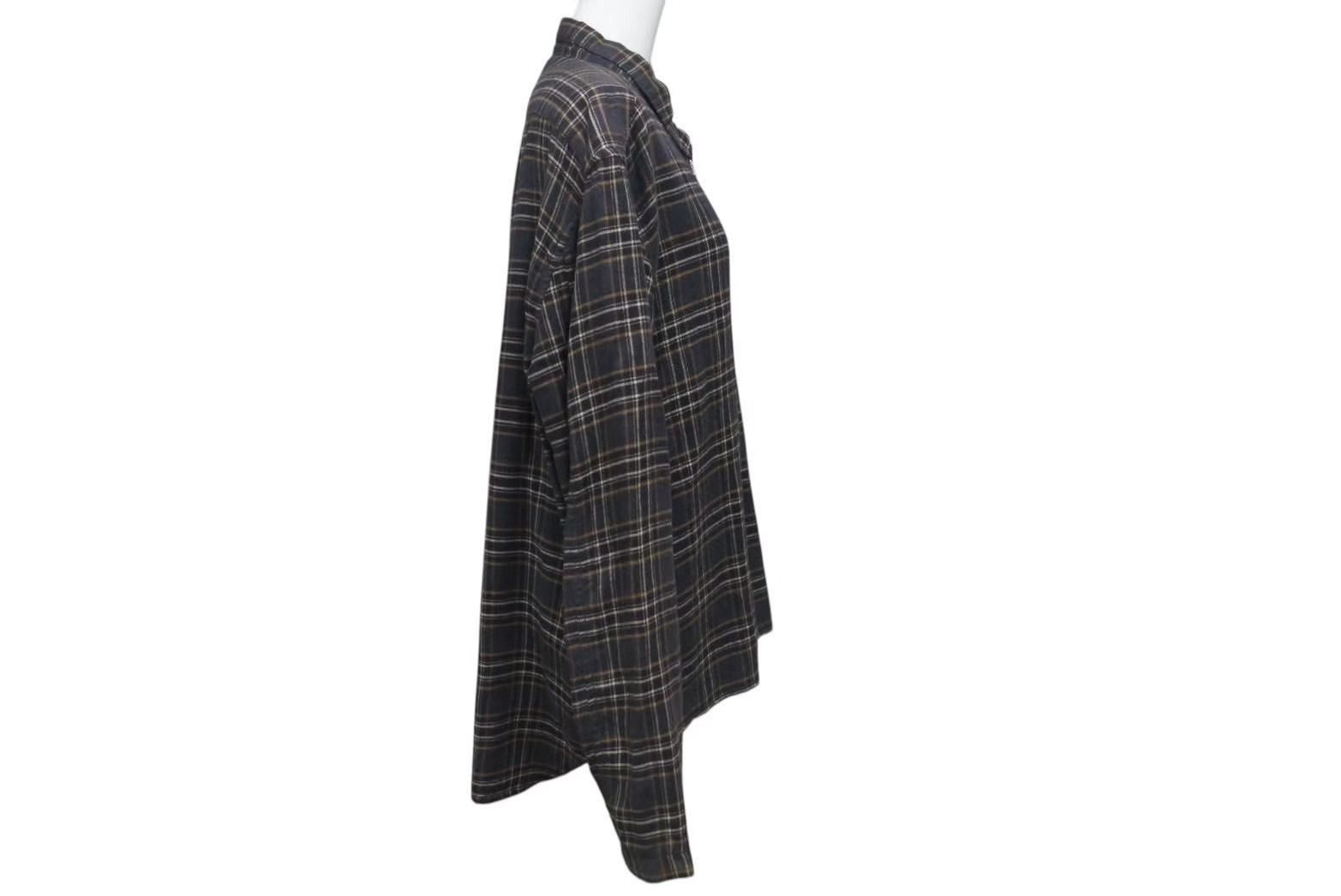 CHROME HEARTS クロムハーツ 長袖ジップアップシャツ サイズL