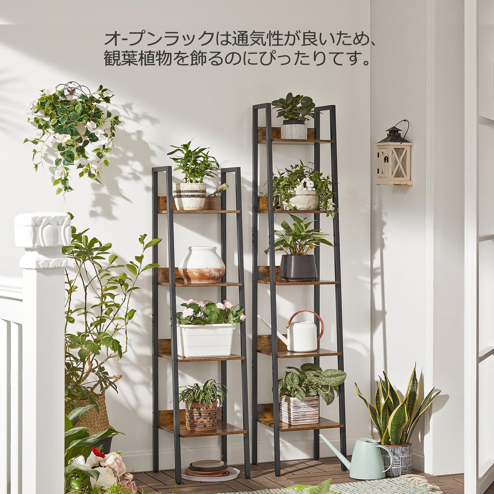 オープンラック 5段 オープンシェルフ ラック 本棚木目天板 幅33.8cm Amazon｜ANDWINT 棚 本棚 収納ラック オープンシェルフ 5段 高さ