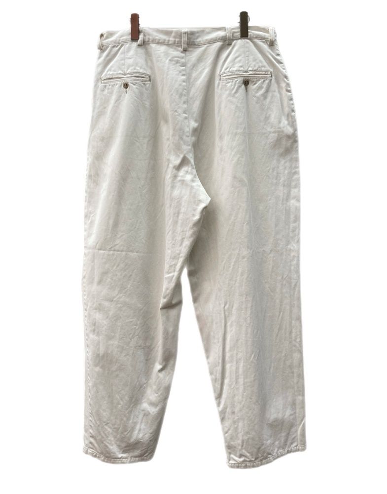 ダブルアールエル RRL 90s CHINO PANTS チノ パンツ ワーク 三ツ星タグ トラウザーズ Ralph Lauren 白 無地 チノパン ホワイト 104MB-338