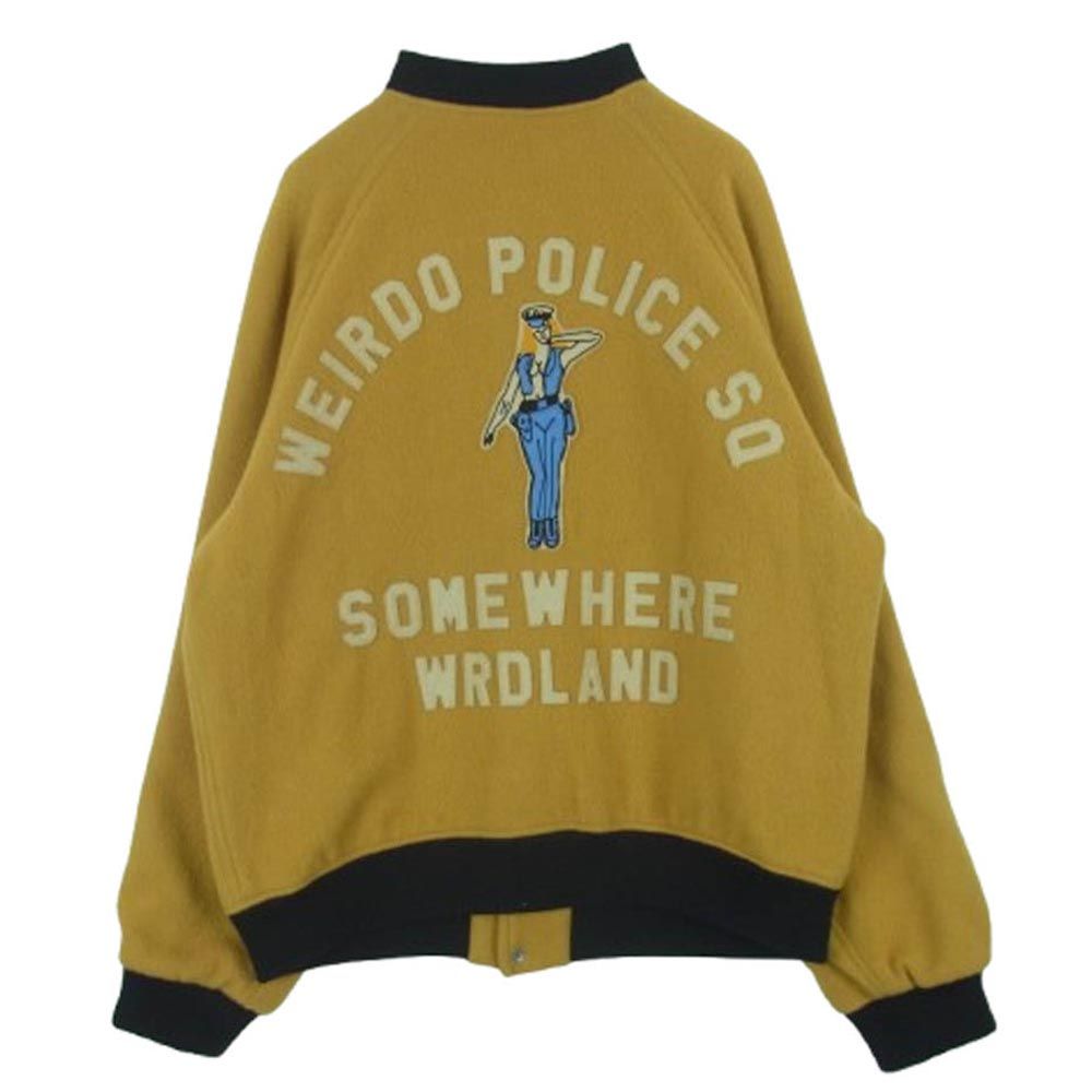 WEIRDO ウィアード WRD-21-AW-02 POLICE SQ JACKET スタジャン 