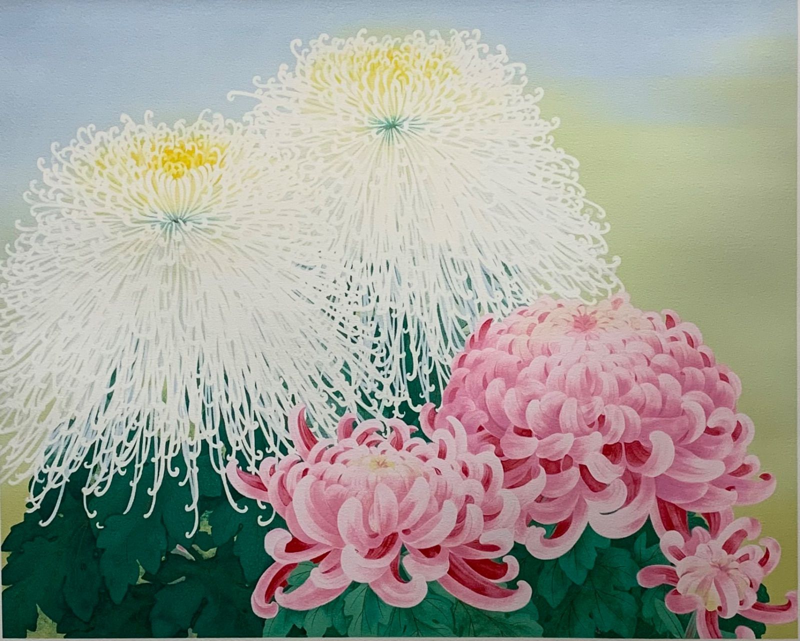 藤城清治　四季の詩　花と少女　直筆サイン　リトグラフ　保証　春 藤城清治 四季の詩 花と少女 直筆サイン リトグラフ 保証 春 四季 詩