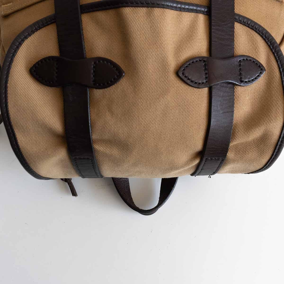 美品】FILSON【Rucksack リュック】タン コットンツイル×レザー