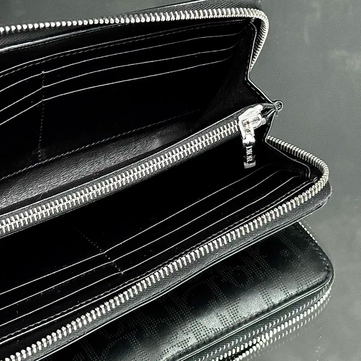 ディオール ラウンドファスナー オブリーク 長財布 正規品 正規品 Dior