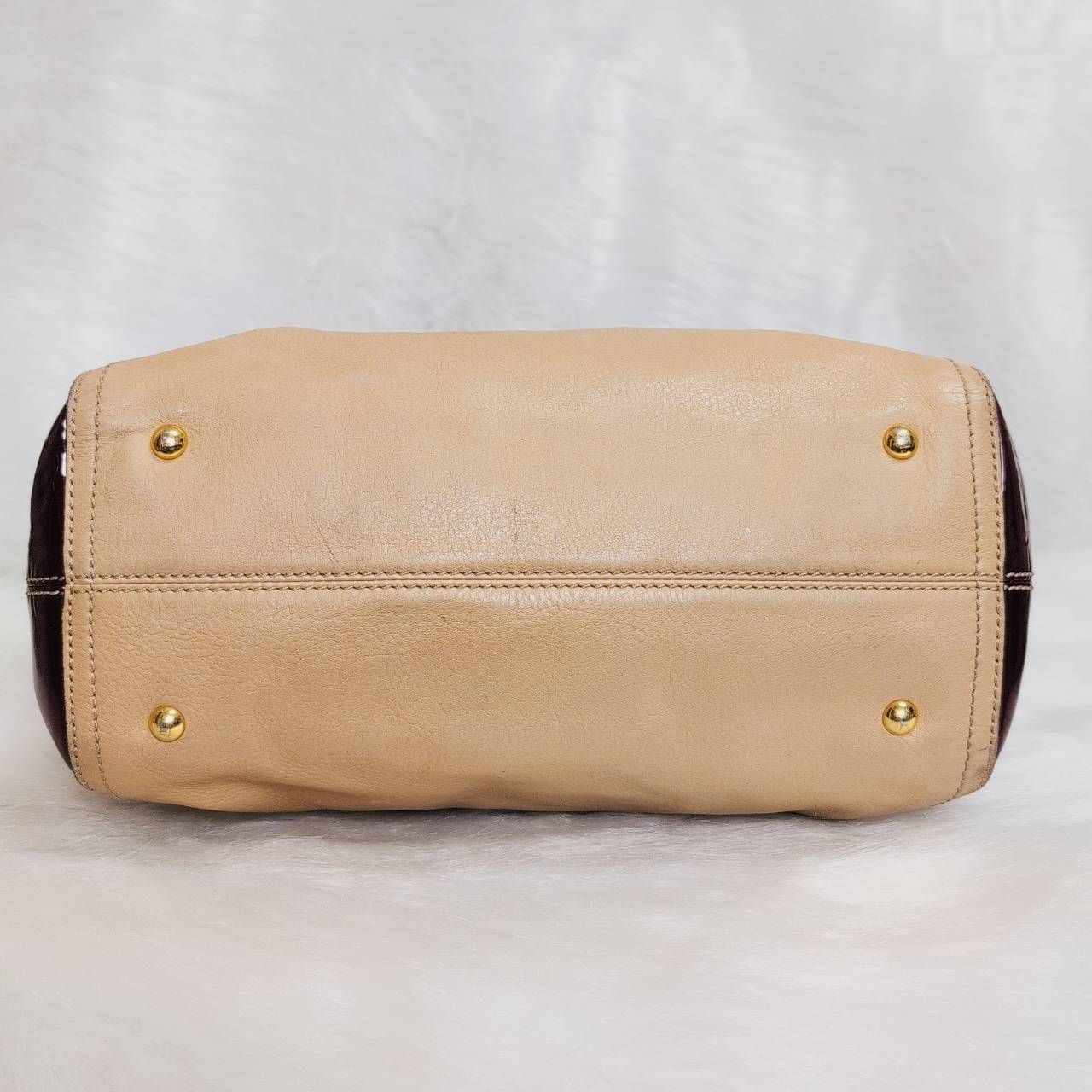 美品】FENDI カメレオン レザー 2way ハンドバッグ 8BL114-B82-129 