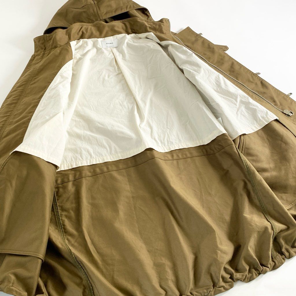 33g13 SOUMO ソウモ FIELD COAT フィールドジャケット フィールドコート 日本製 10C-SC-002 03 カーキ コットン -  メルカリ