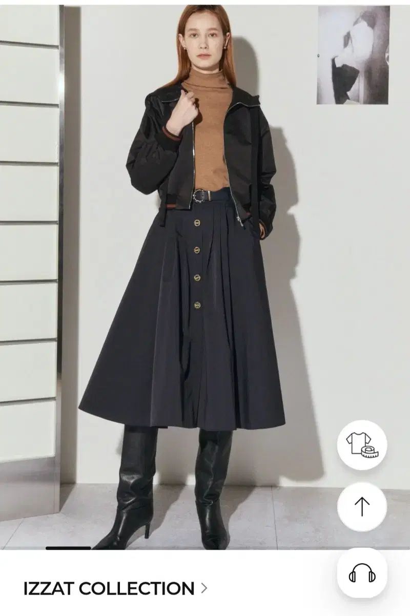 THE IZZAT ザアイザット フード ブルゾン 55