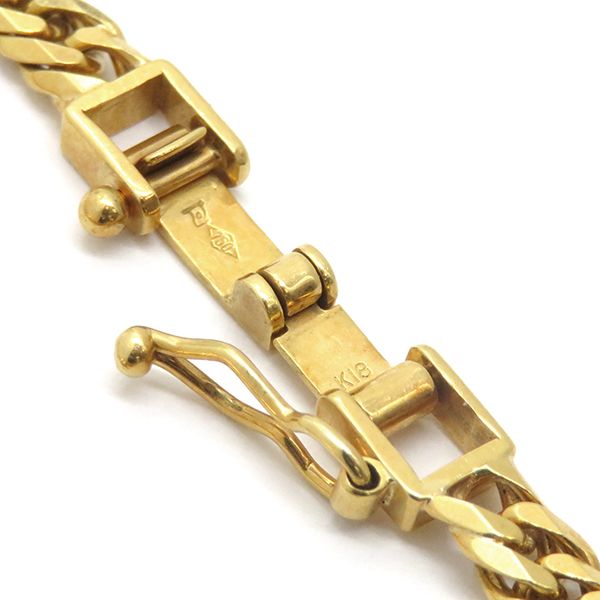 喜平ネックレス K18 18金 750 6面ダブル 30.0g 50cm 4.5mm キヘイ チェーン