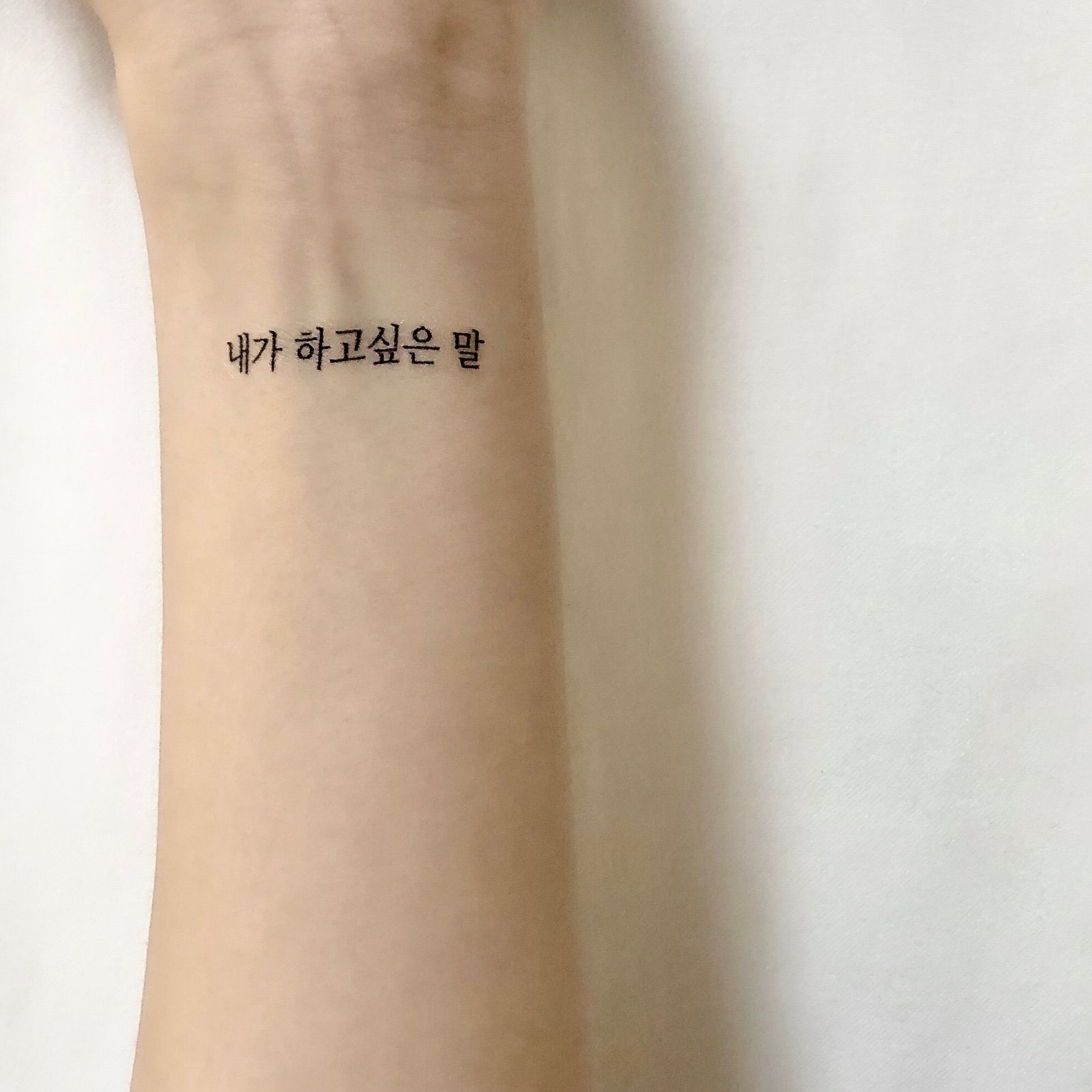 韓国語タトゥーシールBセット 15枚 499円　(横文字多め) 蝶2種おまけ付き