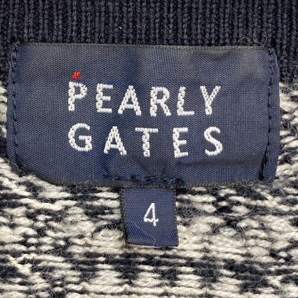 PEARLY GATES パーリーゲイツ ニット セーター スヌーピー 千鳥柄