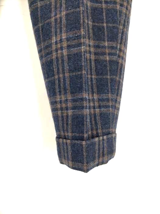 カラー kolor 21AW TWEED CHECK TROUSERS コレク - 古着買取BAZZSTORE