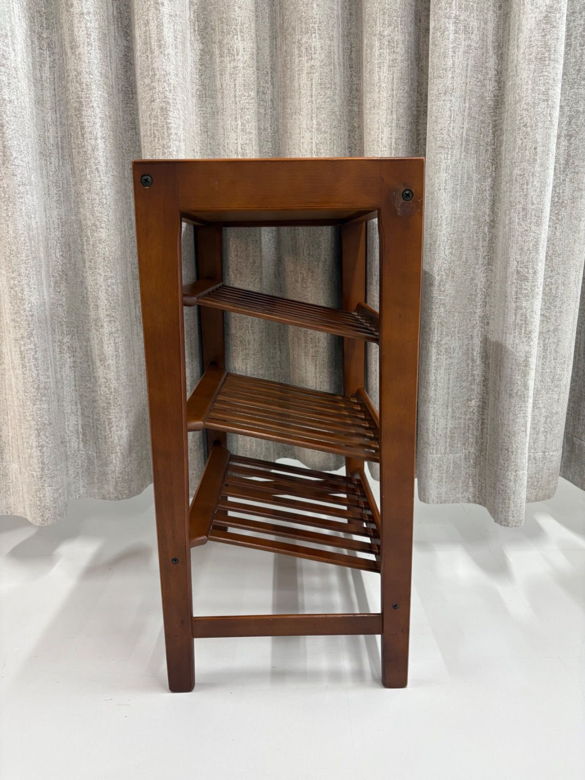 オールド カリモク◇karimoku マガジンラック スリッパ収納 電話台