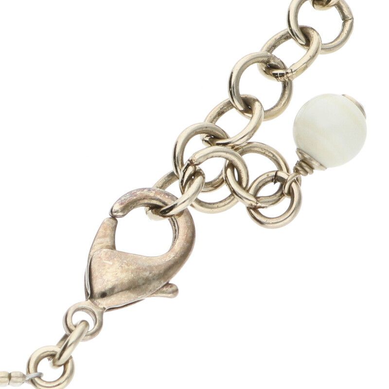 シャネル C23A パールココマークラインストーンブレスレット  