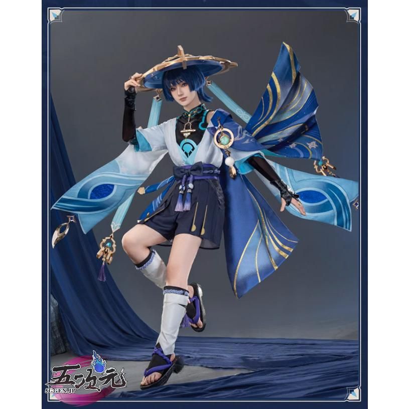 猫屋小舗 原神 コスプレ スカラマシュ 放浪者 リニューアルVer ウィッグ 靴 武器 追加可