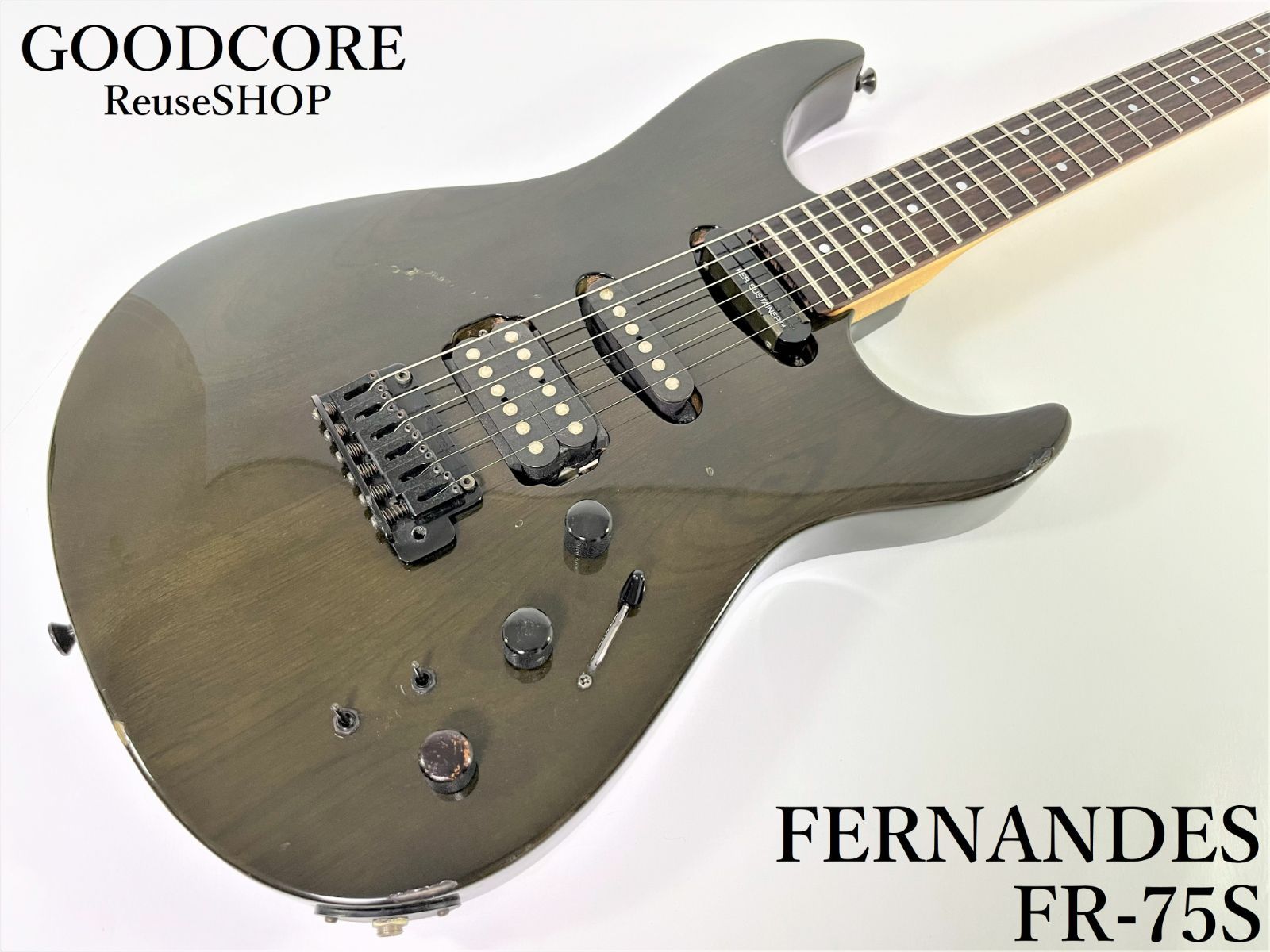 【ジャンク品】 FERNANDES フェルナンデス FR-75S サスティナー エレキギター