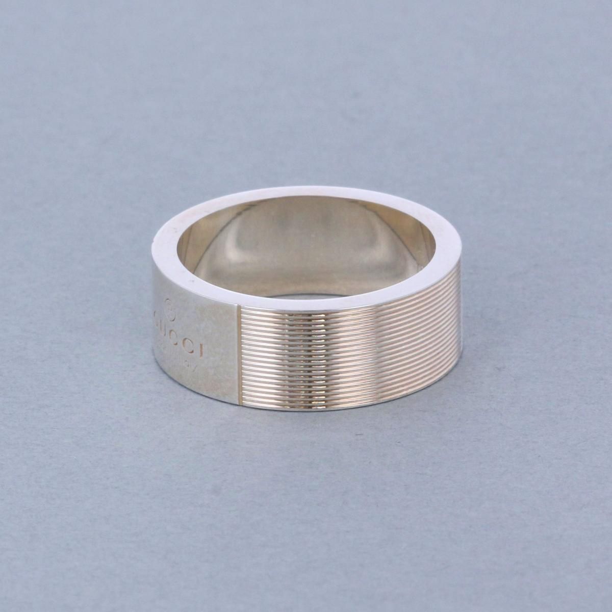 中古】 GUCCI （グッチ） ｽﾄﾗｲﾌﾟﾘﾝｸﾞ ブランドジュエリー 指輪 Ring 