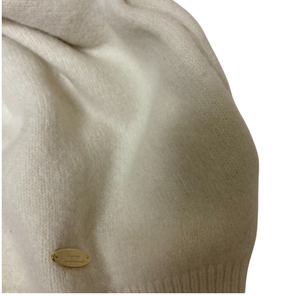 美品 23AW 23区 ニジュウサンク フェルト ニットパーカー プル