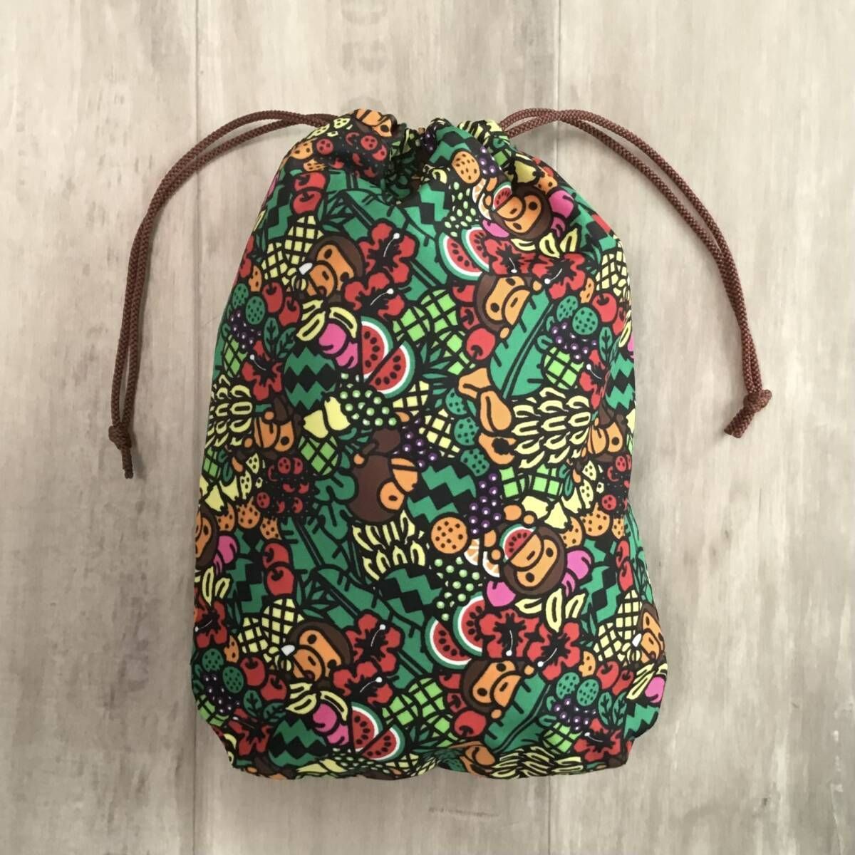 ア・ベイシング・エイプ　巾着袋3種　新品未使用 Tropical Milo 巾着袋 a bathing ape BAPE drawstring bag