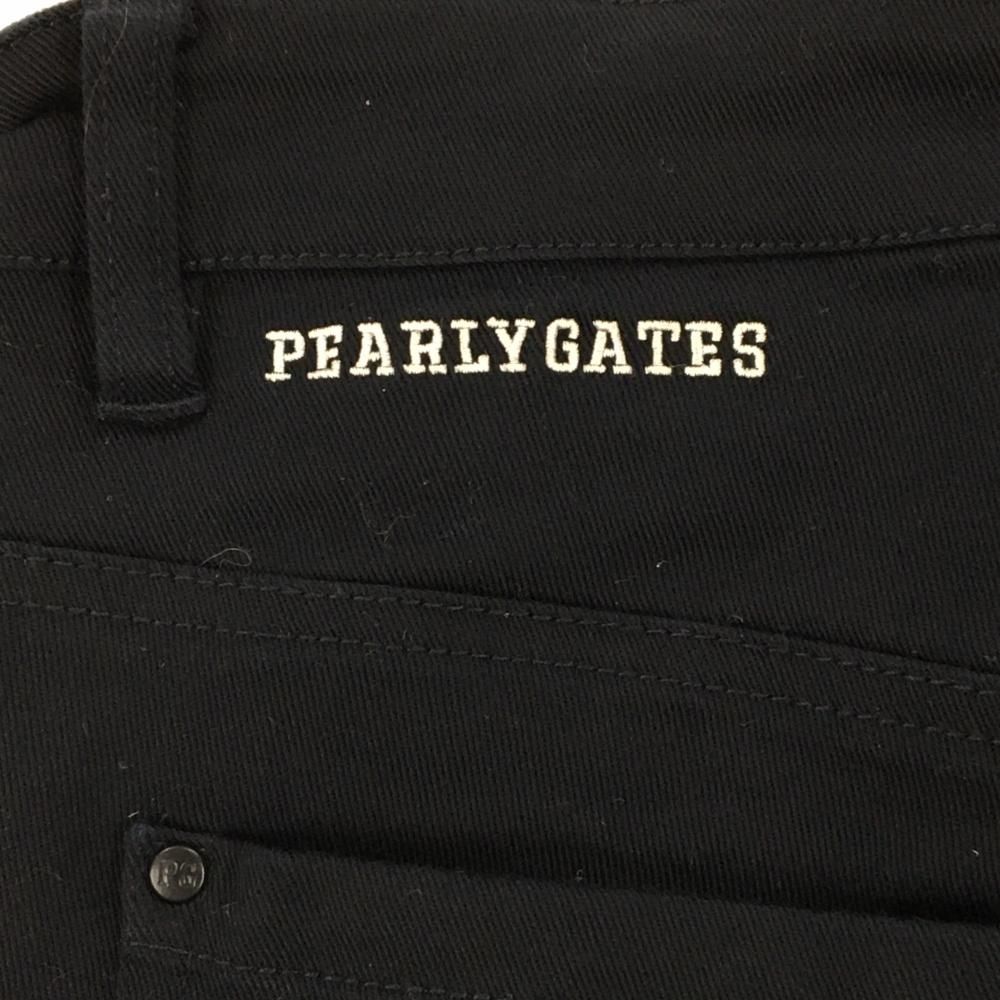 パーリーゲイツ パンツ ネイビー ロゴ刺しゅう 内腿毛羽立ち メンズ 6 ゴルフウェア PEARLY GATES