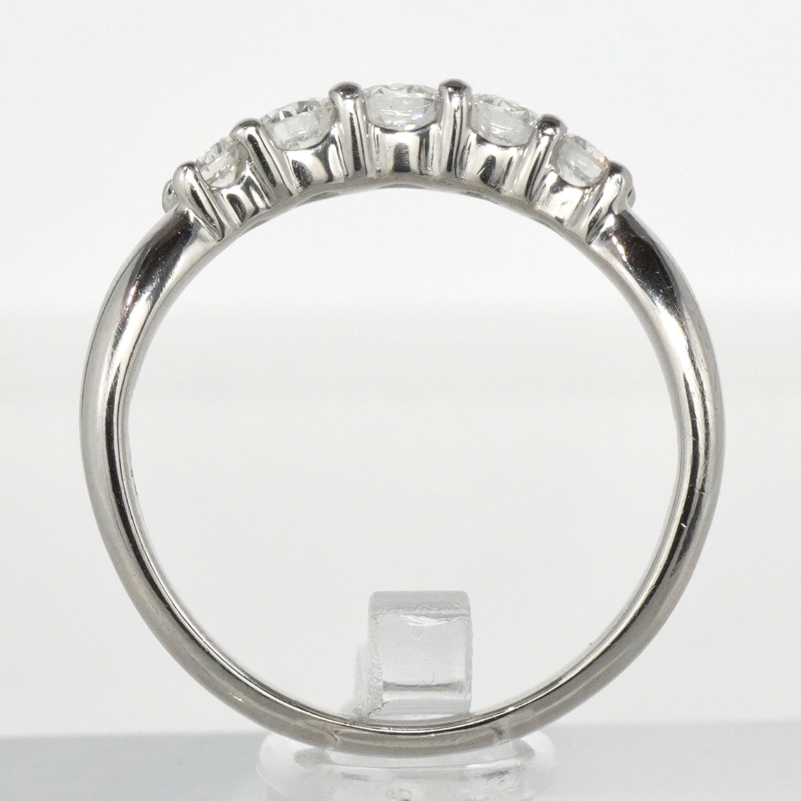 ダイヤ リング ダイヤモンド 0.50ct プラチナ Pt900 5石 指輪 - メルカリ
