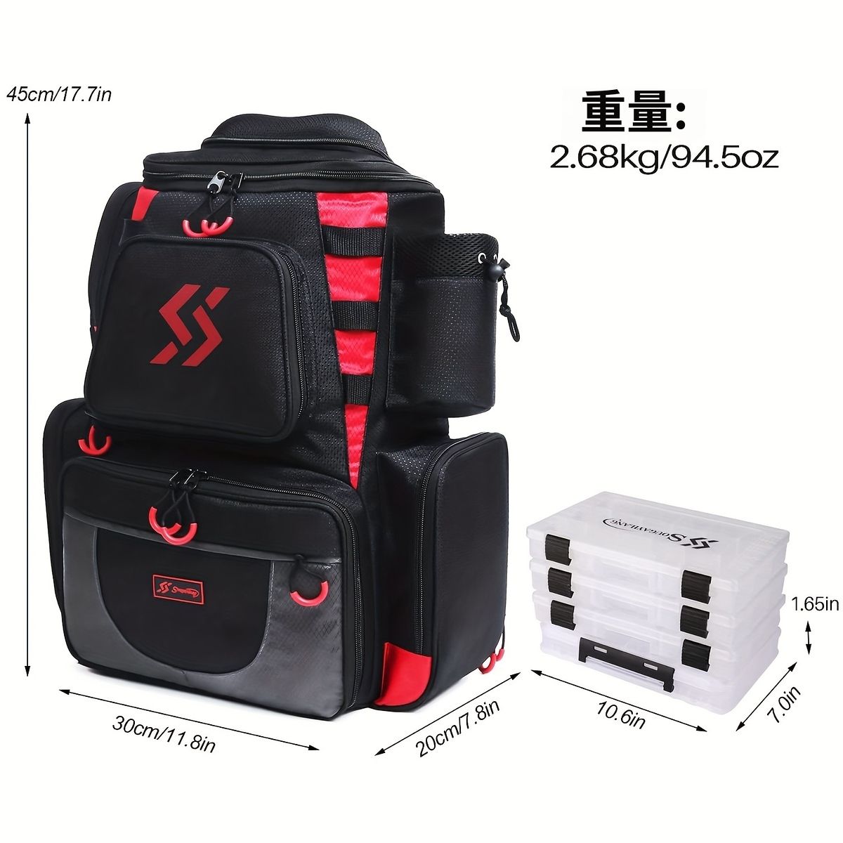 大容量＆ 釣り用バックパック