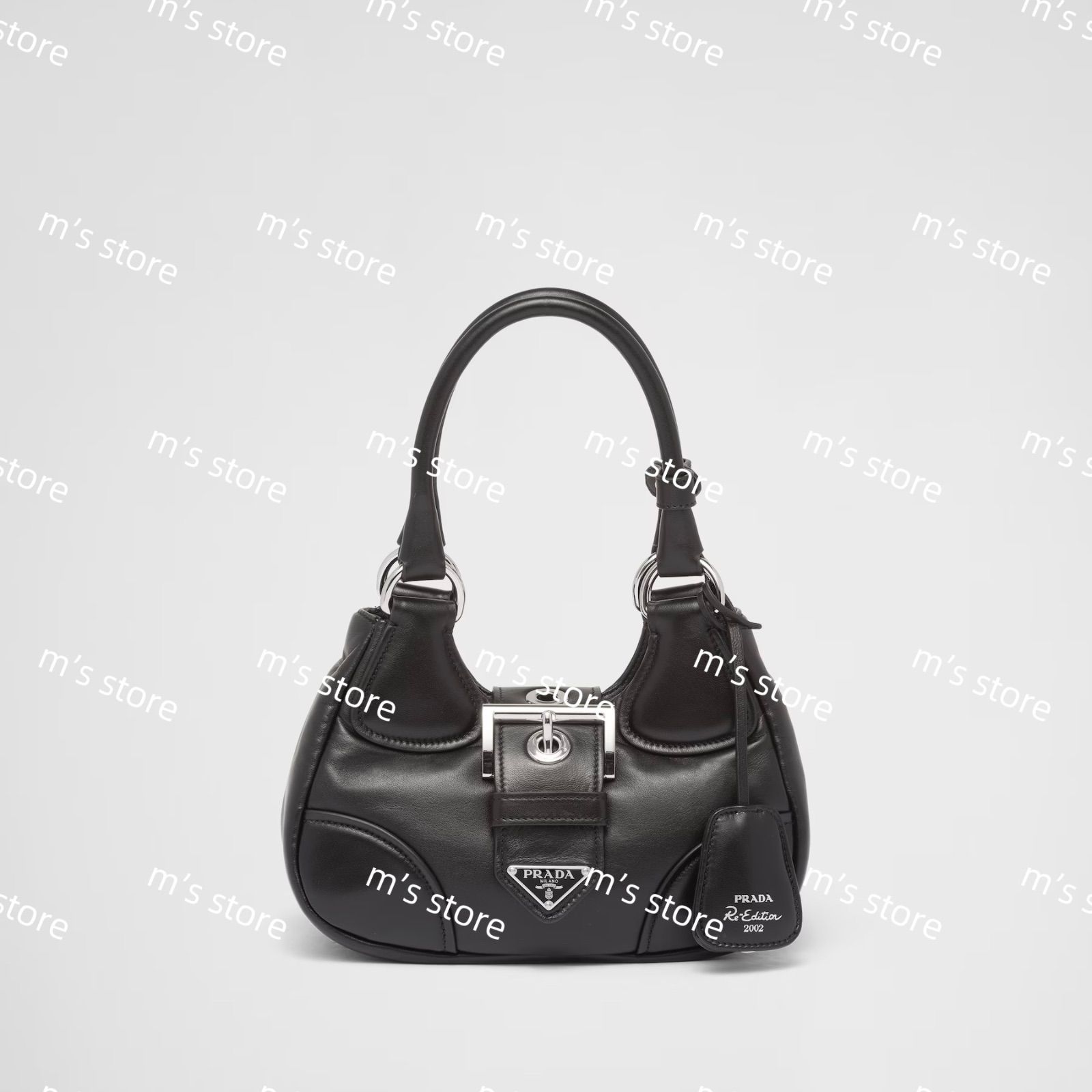 【関税/送料込】PRADA ムーンパデッドナッパレザーベルトバッグ 関税/送料込】PRADA ムーンパデッドナッパレザーベルトバッグ