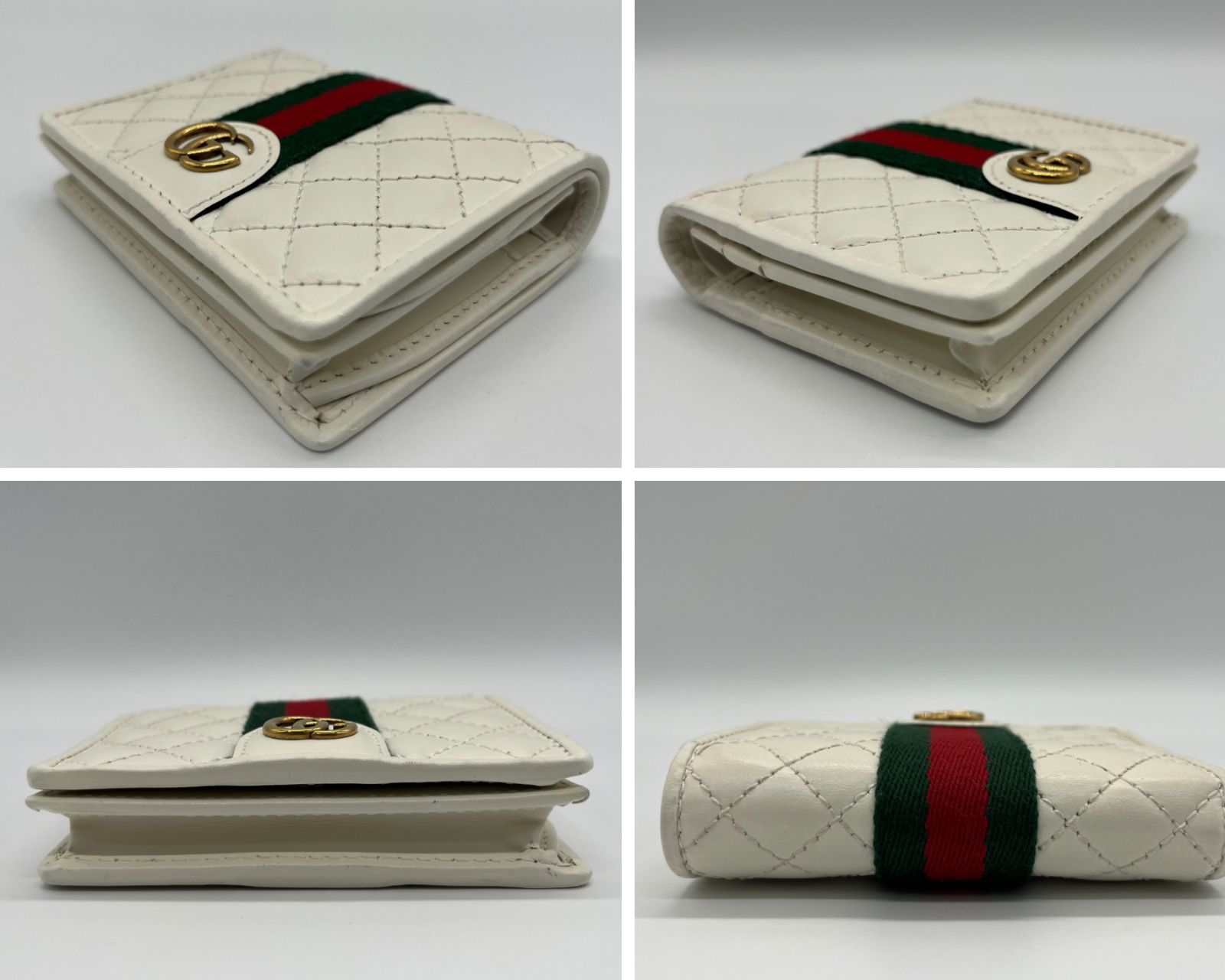 極美品】GUCCI 折り財布 オフィディア マーモント キルティング
