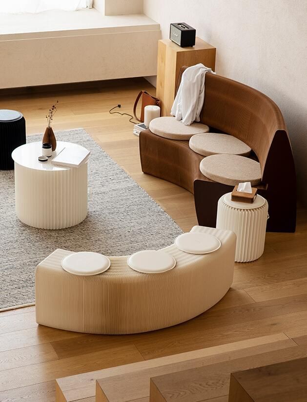 INS世界で人気な椅子 竹製 肉厚座面 北欧伸縮イス椅子 折り畳み 綺麗