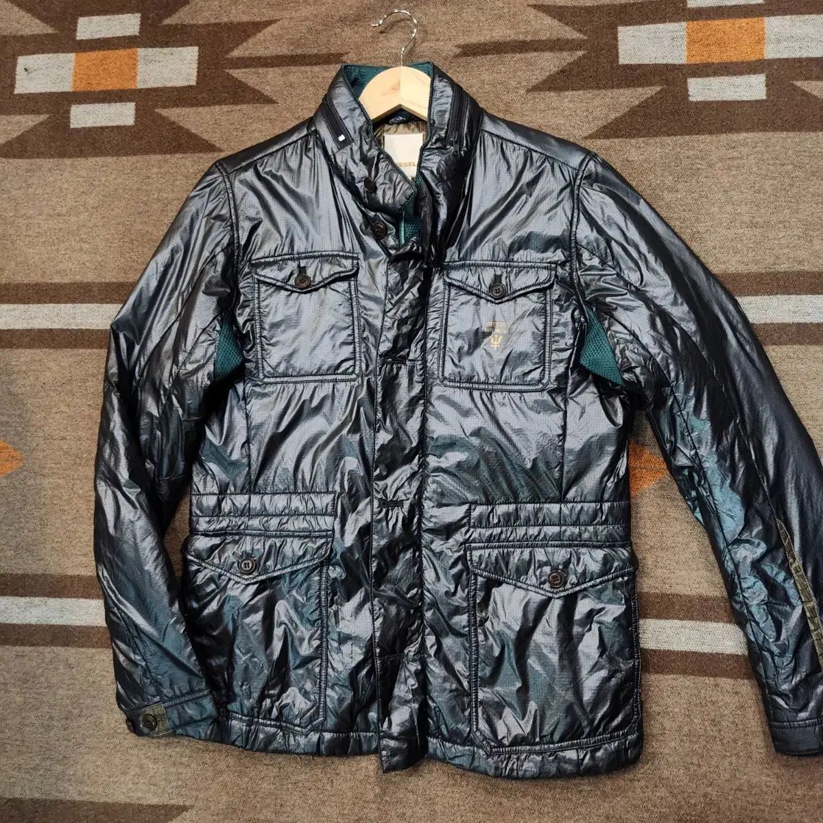DIESEL(ディーゼル) ベースメタル ジャケット M 軽量 キルティング