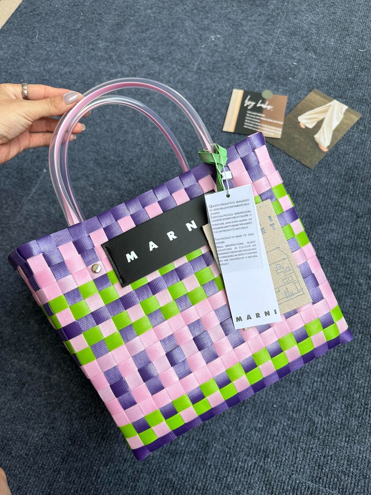 ファッション❣ Marni マルニ マルニ かごバッグ トートバッグ #01