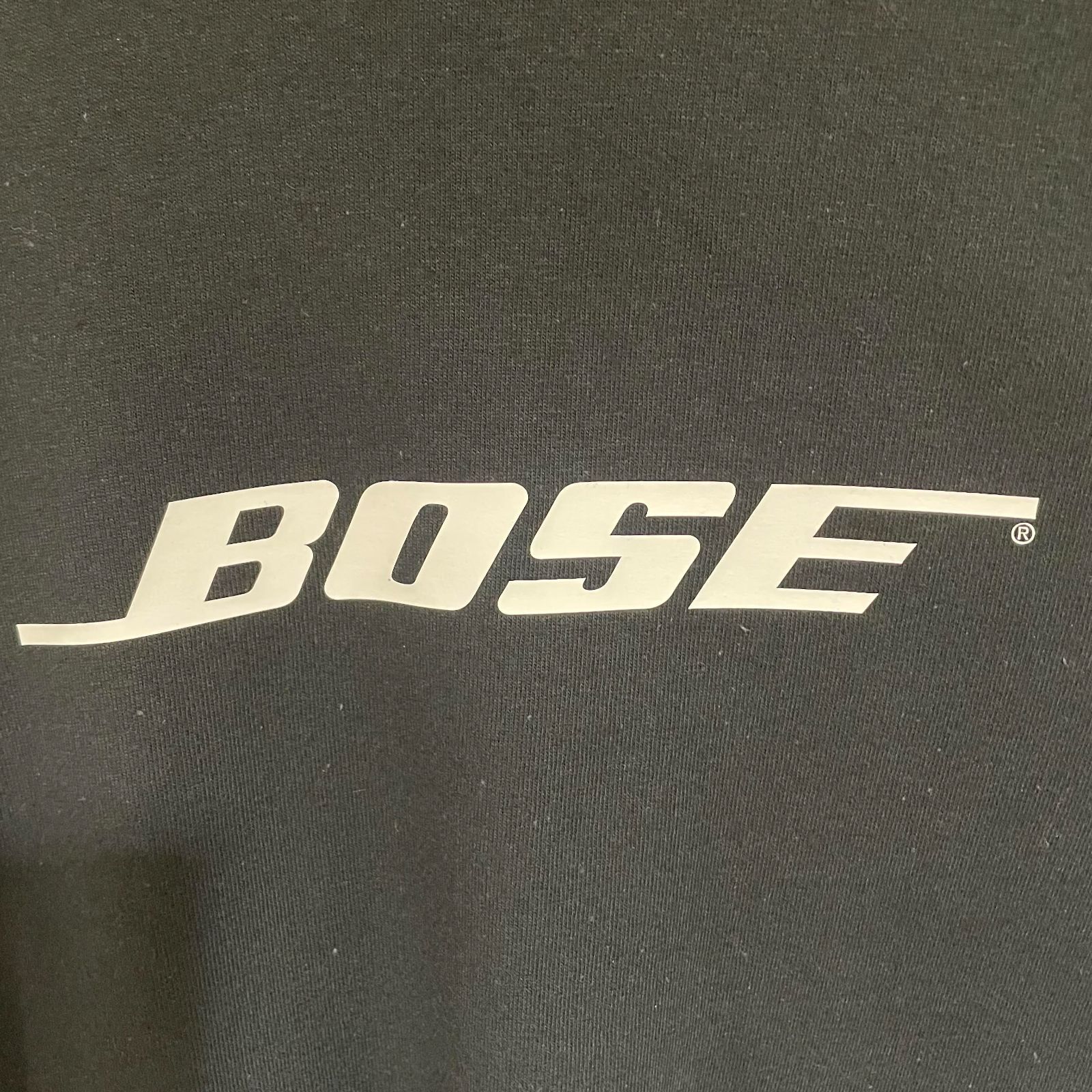 【M・L・XL】企業ロゴ　BOSE ボーズ　ブラック　DJ　ヒップホップ　ヴィンテージ好きの為に