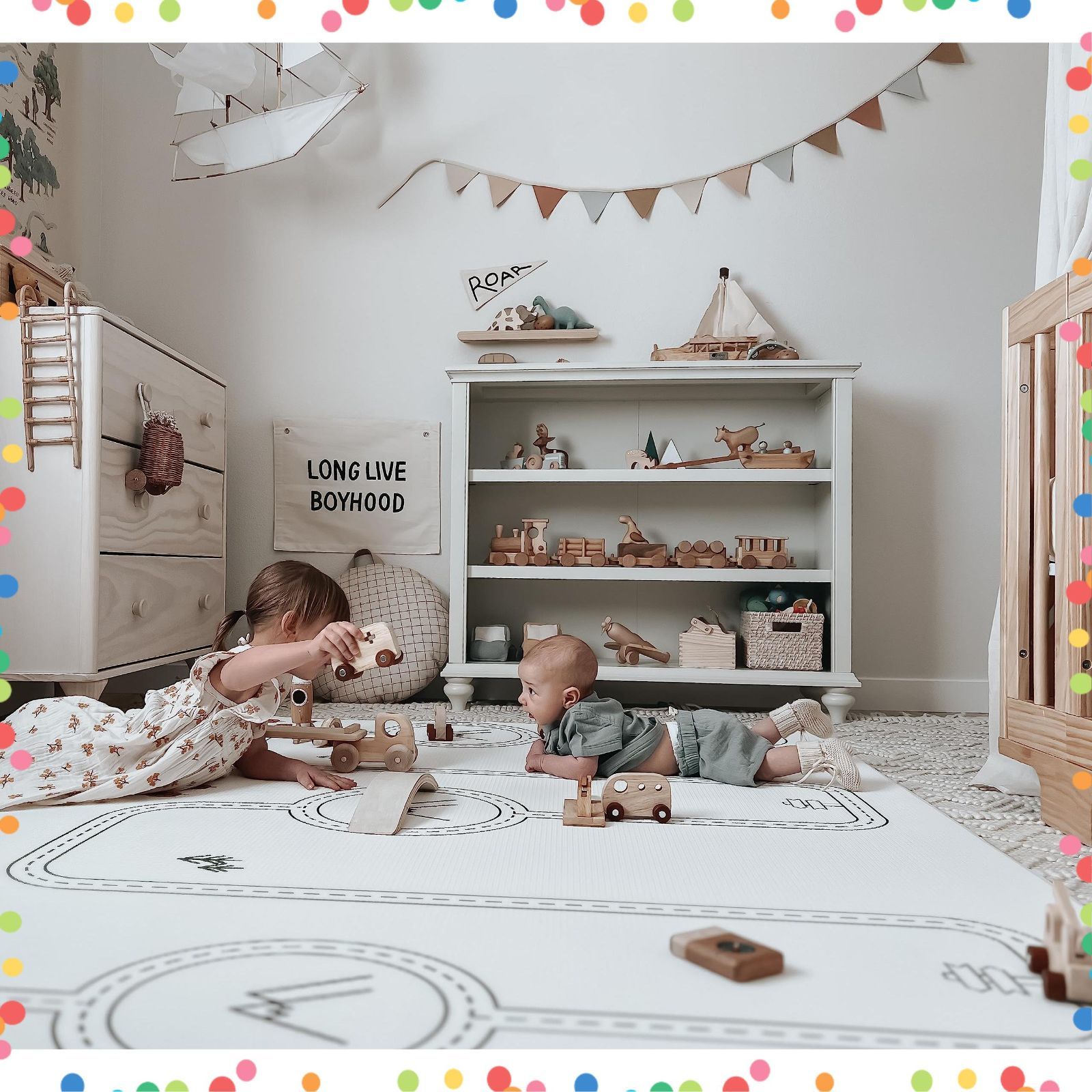 商品 Caterpillar Ofie Hungary Very The mat mat Play Baby 毛虫の生活 Carle Eric of World x 田舎道ノルディック Bot LITTLE