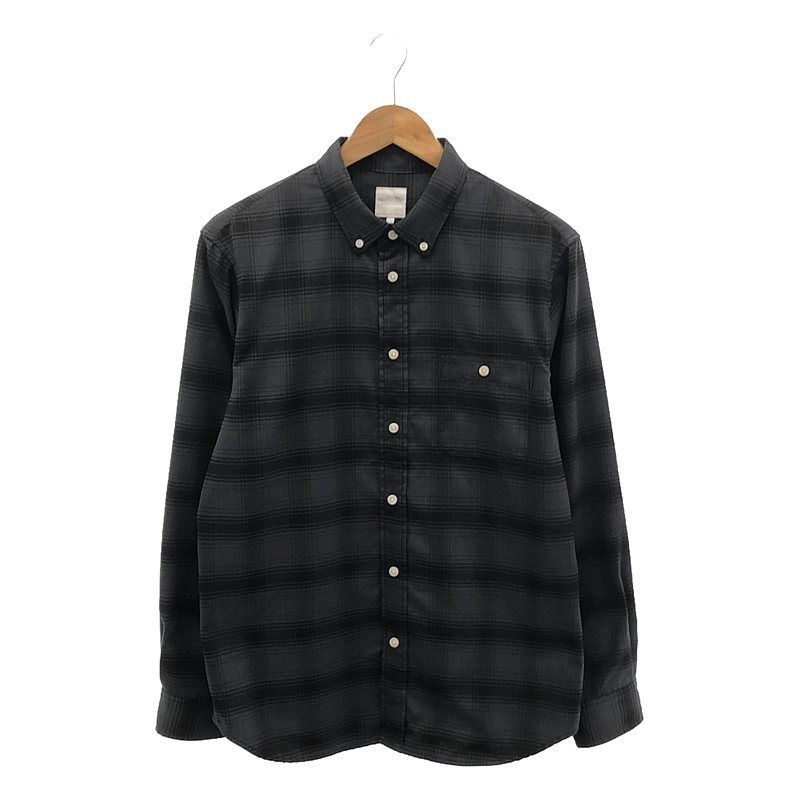 【美品】  THE NORTH FACE / ザノースフェイス | L/S McNeil Shirt / NR61603 ロングスリーブ マクネイル シャツ | L | グリーン/ブラック | メンズ