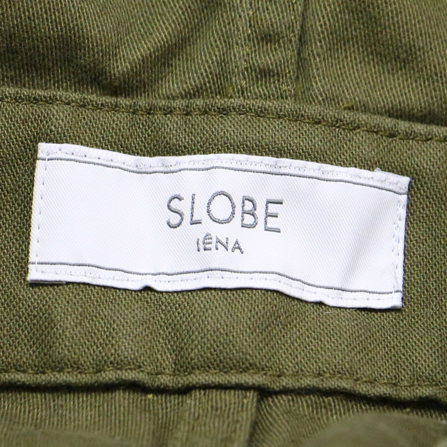 SLOBE IENA スローブ イエナ パンツ カーキ サイズ:38(M