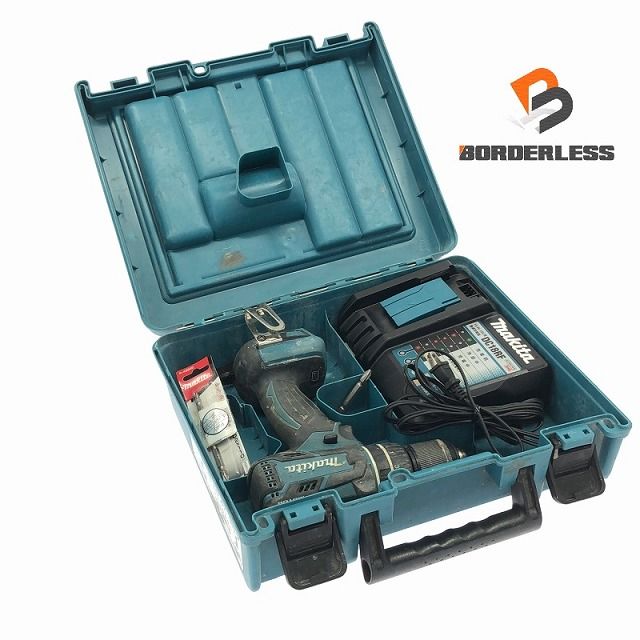 品 makita マキタ 18V 充電式震動ドライバドリル HP480D 充電器 DC18RF ケース付 コードレス 振動ドライバドリル