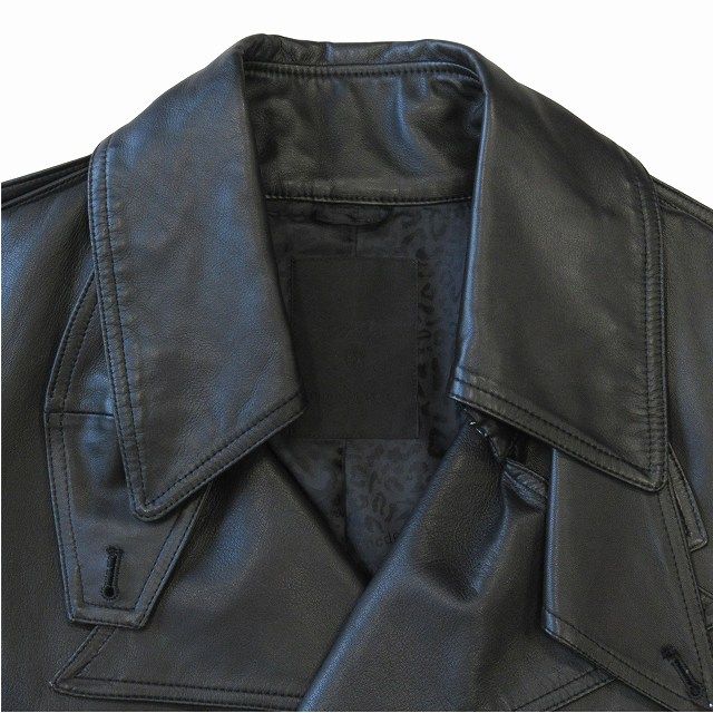 ロエン×セマンティックデザイン トレンチコート 黒 Sサイズ