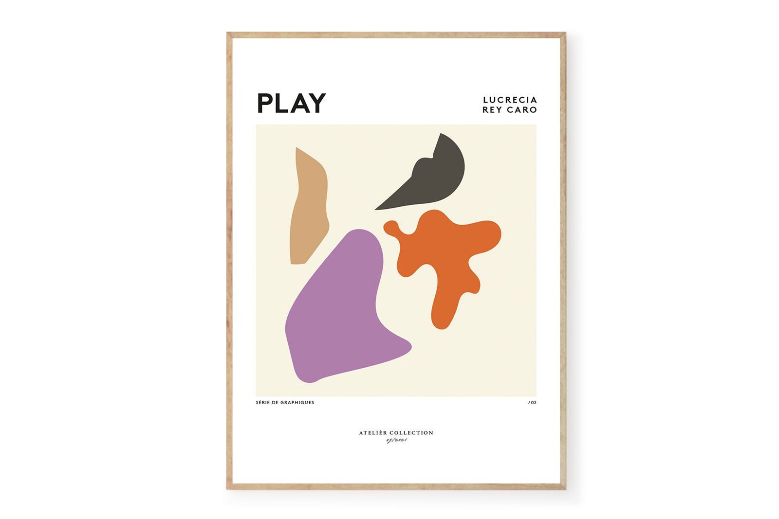 ポスター/アートプリント　50×70cm　Play/124x10631-50x70