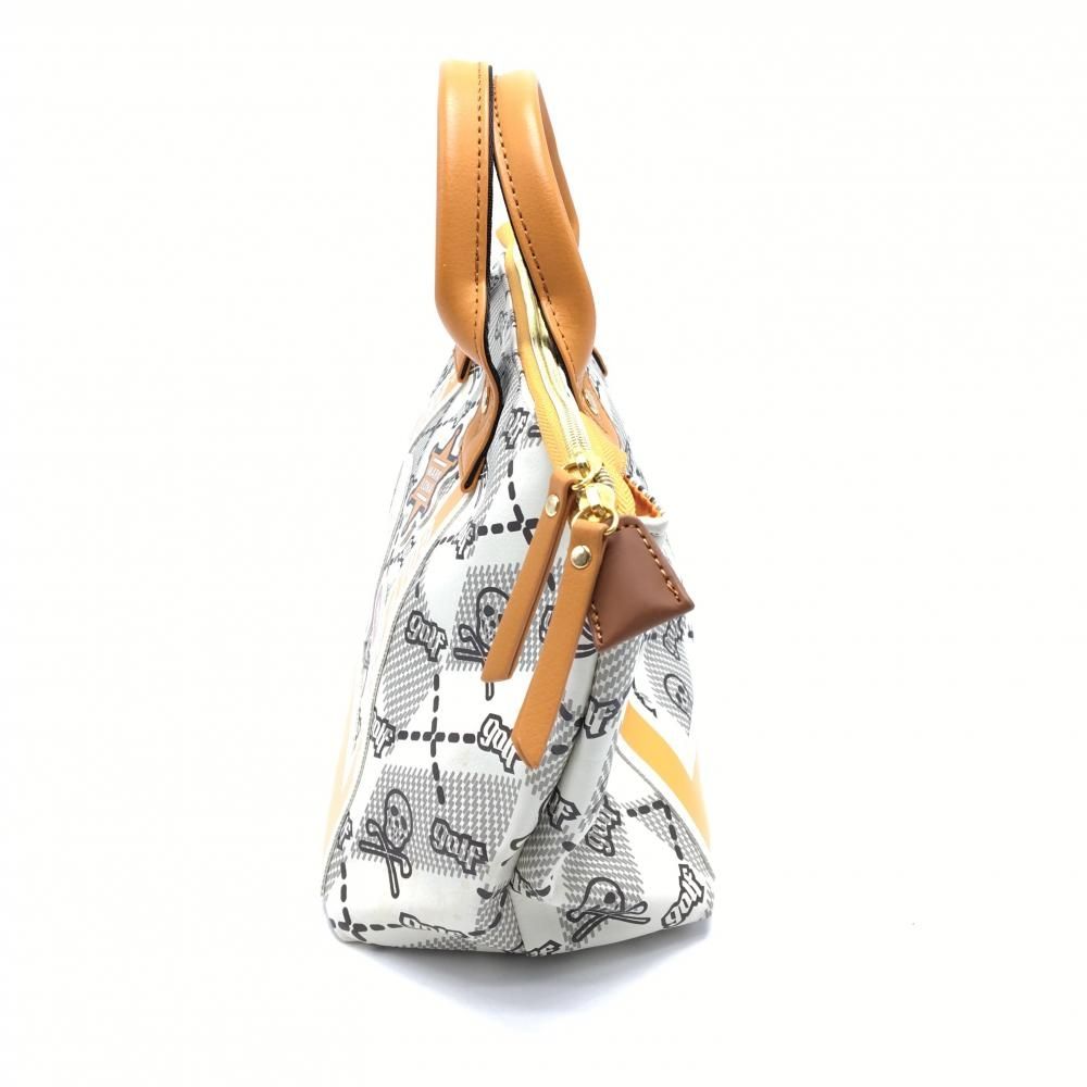 マークアンドロナ カートバッグ カモフラ 巾着 ゴルフ スカル アイボリー マークアンドロナ カートバッグ カモフラ 巾着 ゴルフ スカル