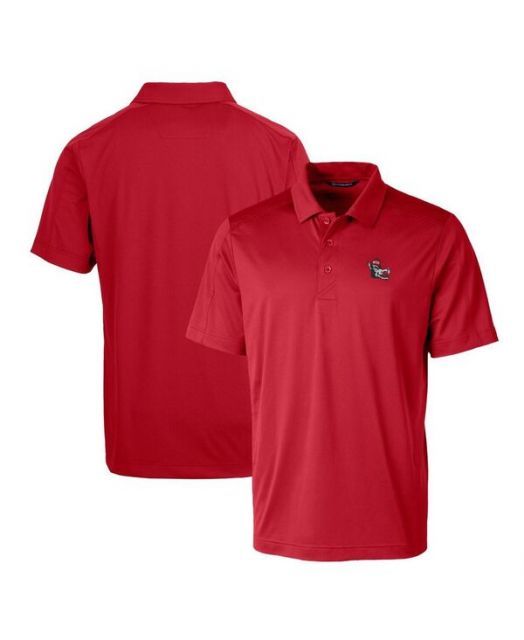 送料無料 カッターアンドバック レディース ポロシャツ トップス NC State Wolfpack Primary Team Logo Prospect Textured Stretch Polo Red
