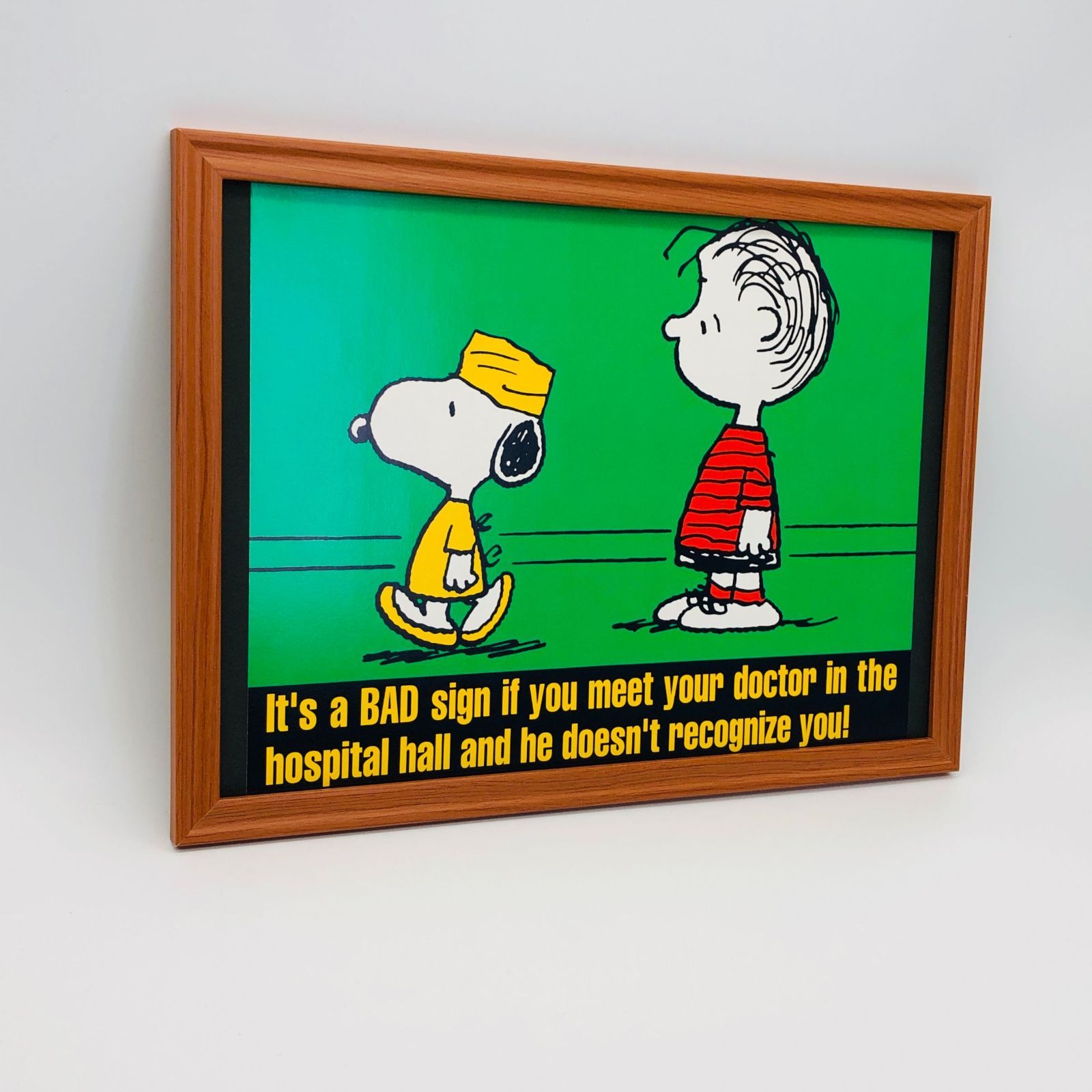 スヌーピー ヴィンテージ額付き ビンテージ カレンダー BOOK ポスター ピーナッツ『 スヌーピーと